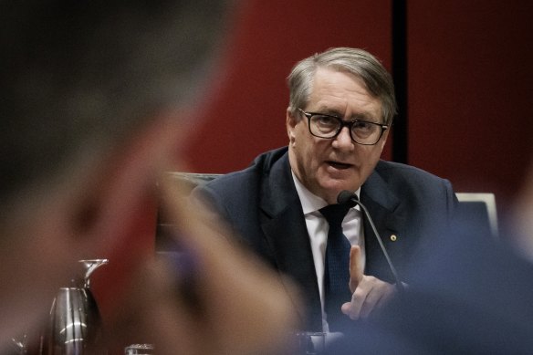 The Hon. Warwick Smith AO appears before the Barilaro inquiry.