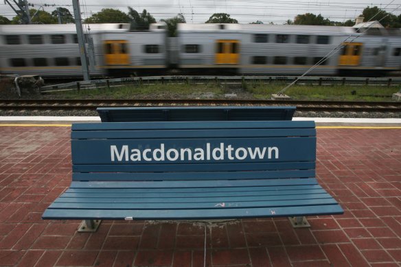 Macdonaldtown station is the sole remnant of the former municipality of Macdonaldtown.