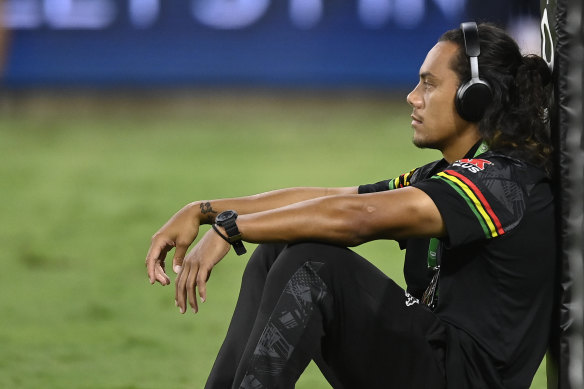 Luai often takes a quiet moment before games to centre himself.