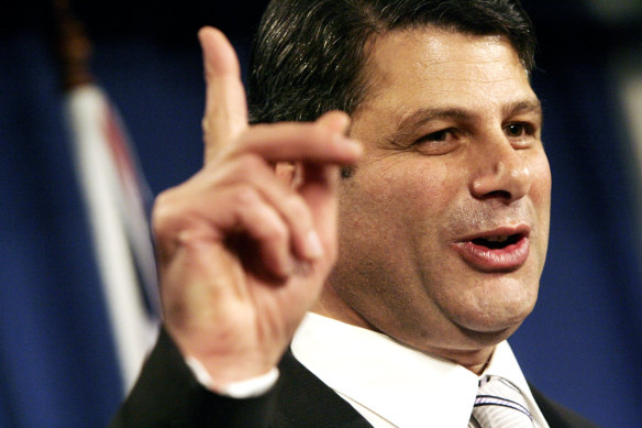 Steve Bracks on the day of his resignation in 2007.