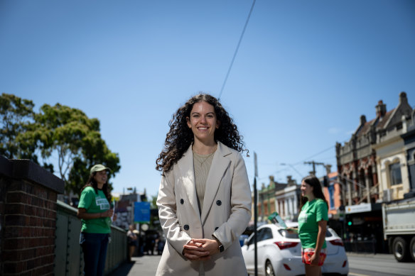 Environmental engineer Angelica Di Camillo, 26, is running for the Greens.