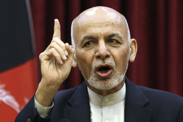 Incumbent President Ashraf Ghani was declared the winner of the September election.