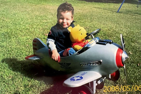 Jett Bennet as a child in 2008.