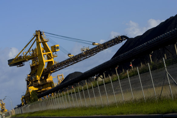 Shipments of coal, Australia’s second largest export commodity, are tipped to fall sharply if world governments commit to keeping global warming below the target of 2 degrees.