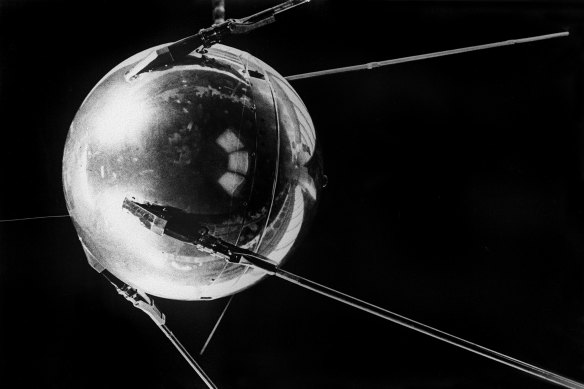 The world’s first artificial satellite Sputnik I.