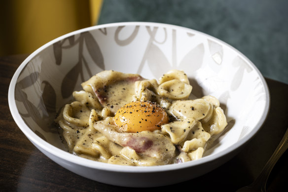 Sea urchin orecchiette.