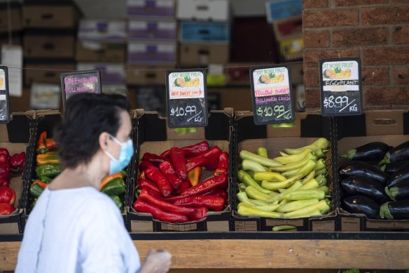 Consumers continue to spend more on essentials including groceries and petrol as prices rise.