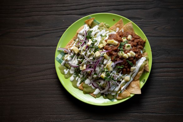 Road to recovery: chilaquiles.