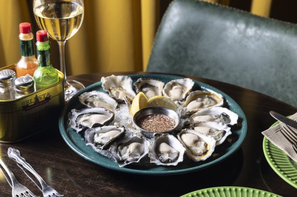 Go-to dish: The oyster selection is fun to slurp your way around the Australian coast.