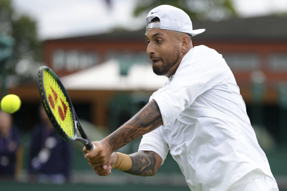 Nick Kyrgios continues to recover from an injury-plagued 2023.