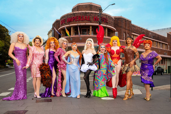 The Queens in <i>RuPaul’s Drag Race Down Under</i> season 4.