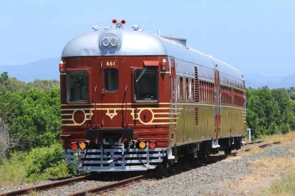 The 1949-era heritage carriages have been restored and reimagined.