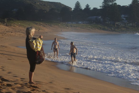 Avalon Beach at sunrise.