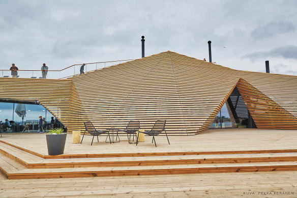 Loyly, a design-forward sauna centre in Helsinki.