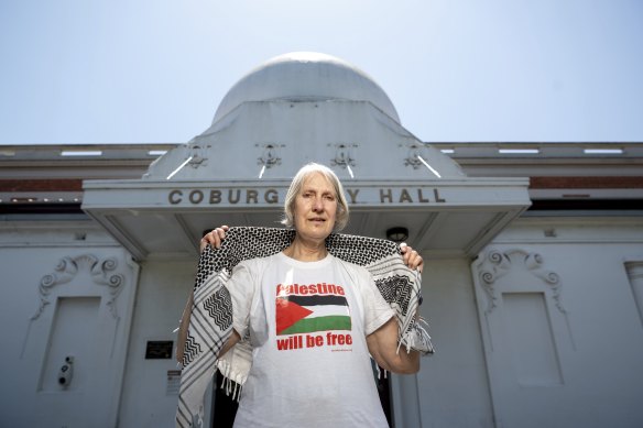 Merri-bek councillor Sue Bolton at Coburg Town Hall.