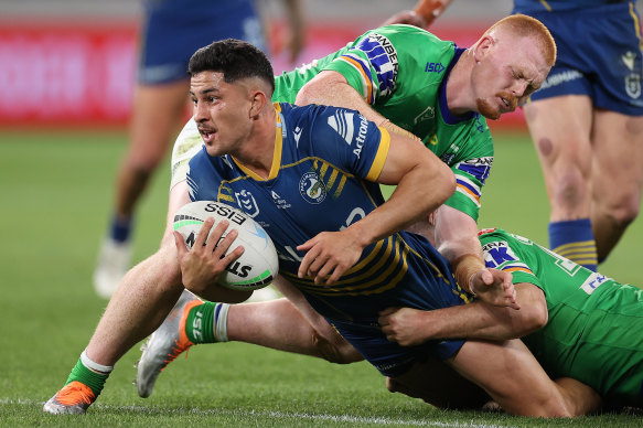 Dylan Brown has secured his future with Parramatta.