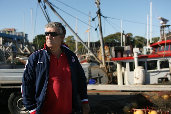 Dick Bagnato estava perto do mar.