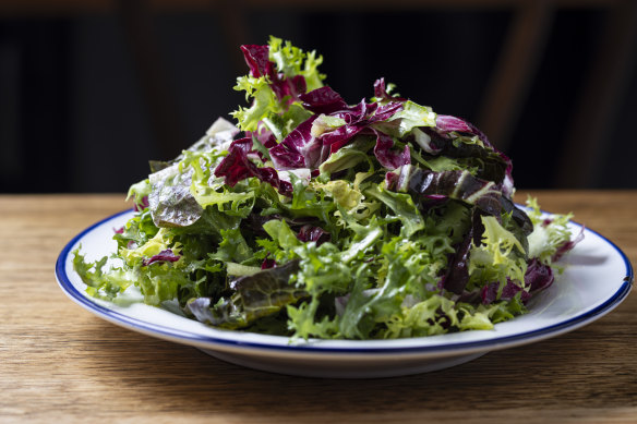 A green salad will brighten the rest of the meal.