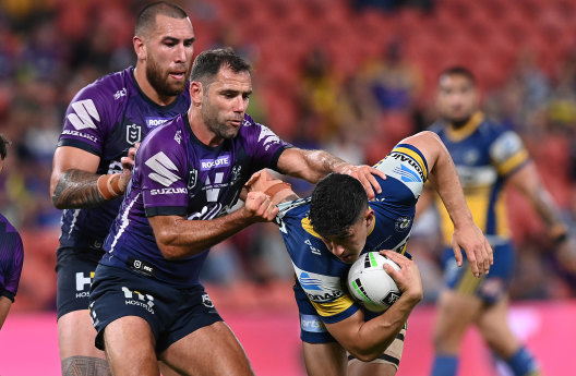 Cameron Smith rounds up Dylan Brown.