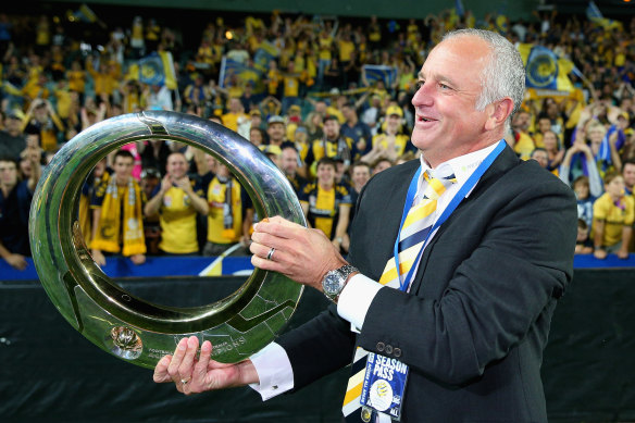 Graham Arnold won the 2013 A-League grand final with the Central Coast Mariners, before moving on to Sydney FC and, later, the Socceroos.