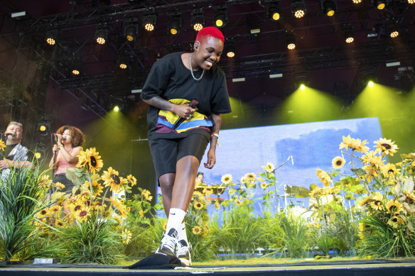 Parks pictured performing at Coachella in April 2022.