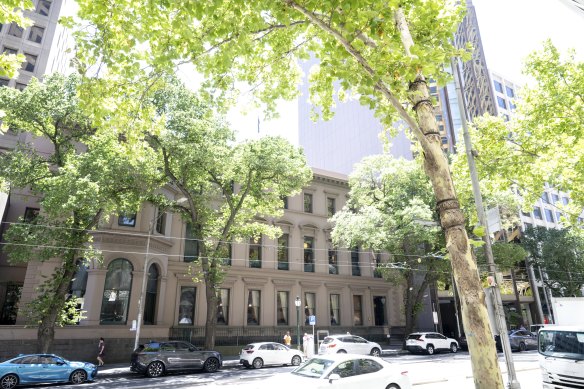 The Melbourne Club is disputing the valuation of its clubhouse at 36 Collins Street.