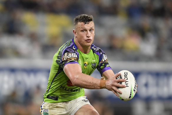 Jack Wighton in action in Townsville on Saturday night.