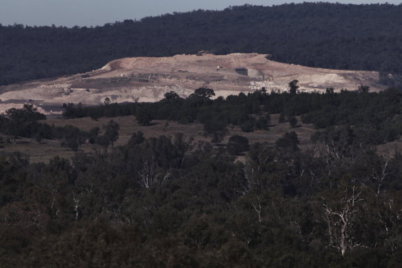 Whitehaven’s Maules Creek coal mine in northern NSW. The miner has been fined for breaches but will pay out a lot less than the maximum penalties.