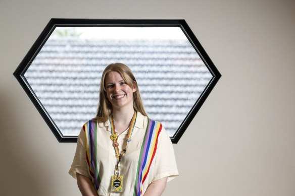 Jemma came out in year 8, an experience she says felt “terrifying” at the time.