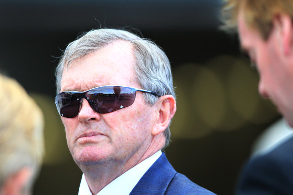 Promising filly Shaik makes her stable debut for the Michael, Wayne and John (pictured) Hawkes partnership at Warwick Farm.