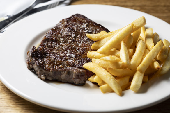 Go-to dish: Steak frites.