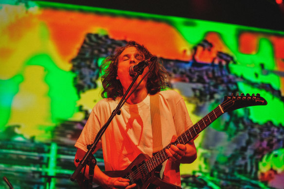 Stu Mackenzie of King Gizzard and the Lizard Wizard.  The band has boycotted Bluesfest.