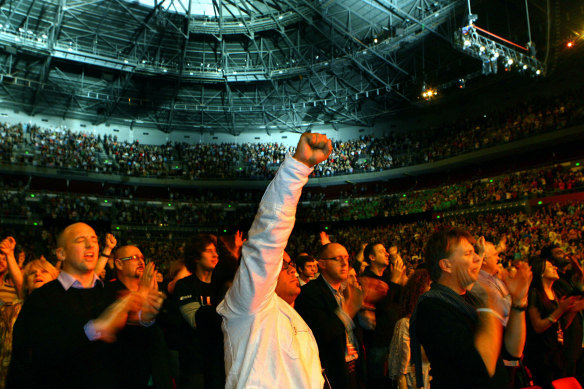 Hillsong conference in 2008 in Homebush.