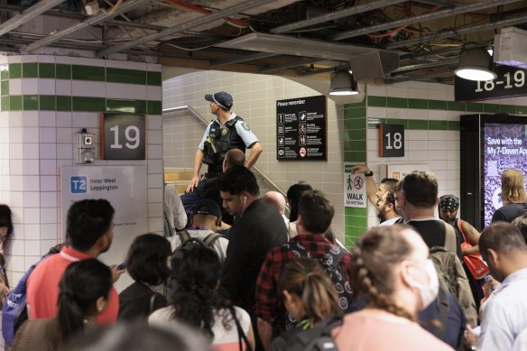 Major delays at Central Station on Wednesday afternoon.