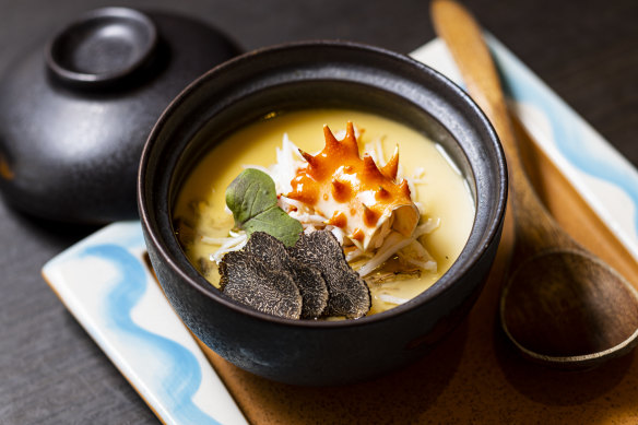 Marble Yakiniku’s crab chawanmushi.