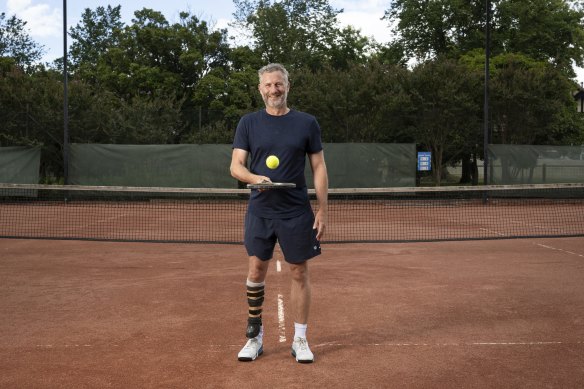 Comedian Adam Hills wants more people to know about para-standing tennis.