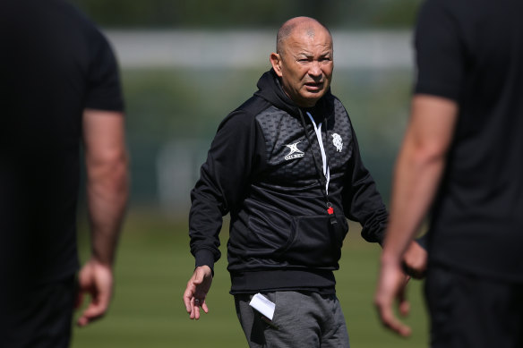 Eddie Jones will be back at Twickenham on Sunday to take on the World XV.