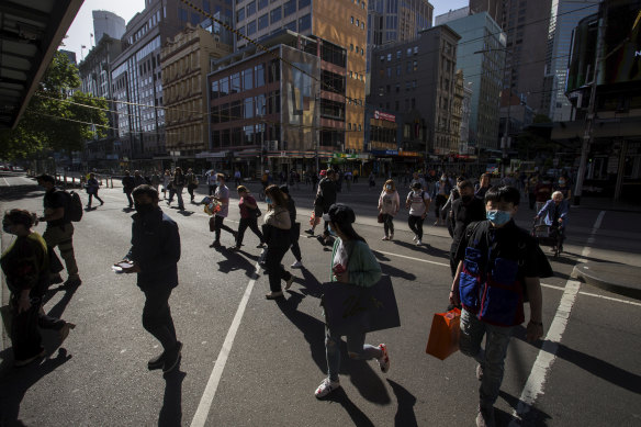 Mask wearing in the city this week.