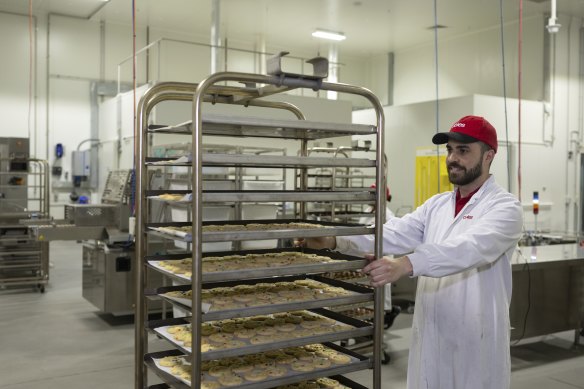 The in-house bakery at the Coles centre.