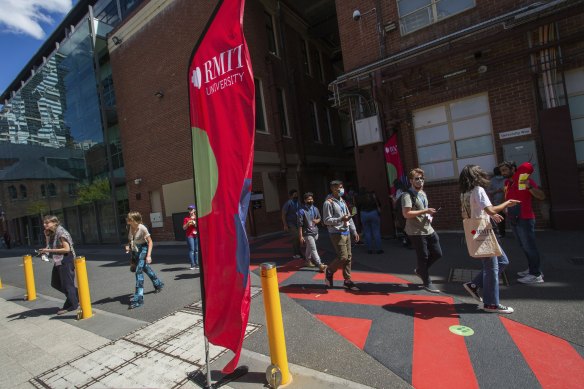 Orientation week events attracted a smaller, COVID-safe crowd at RMIT University this week.