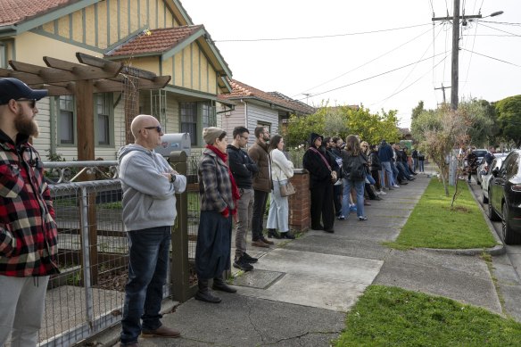 16 Canberra St Brunswick sold for $1.553m at auction on Saturday.