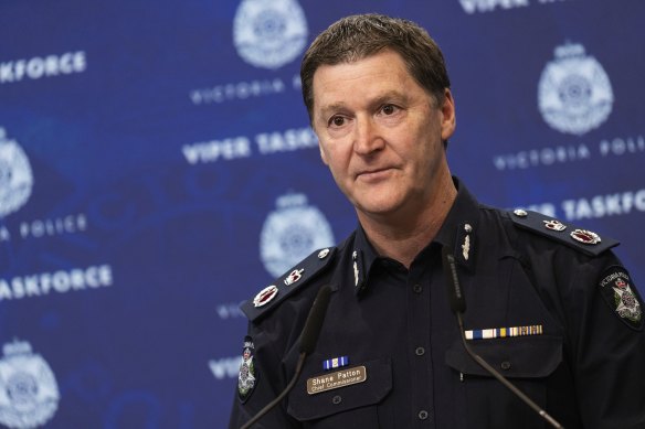 Shane Patton has stepped down as Victoria Police chief commissioner.