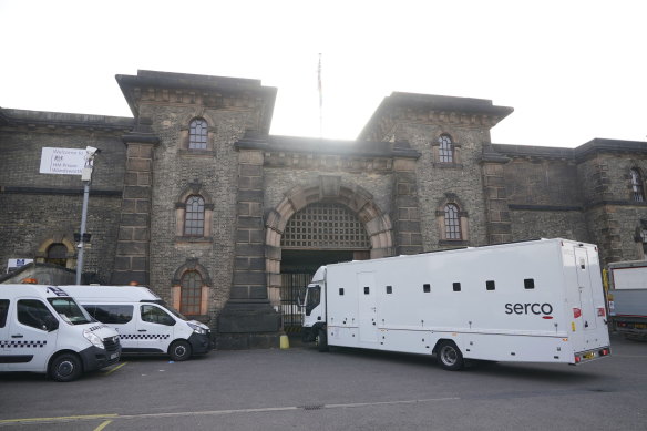 HMP Wandsworth in London where a British soldier awaiting trial on terror-related charges has escaped from a prison in southwest London Wednesday, 
