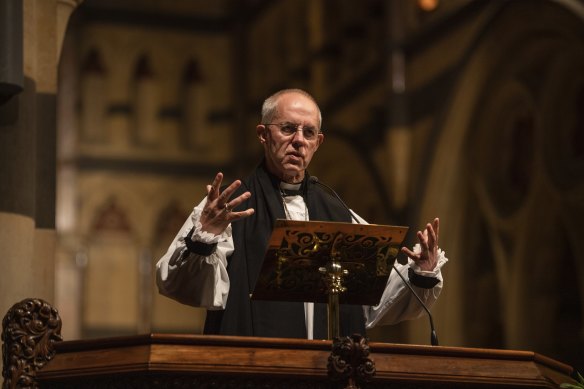 Archbishop of Canterbury Justin Welby has come under fire from some quarters, including in Sydney.