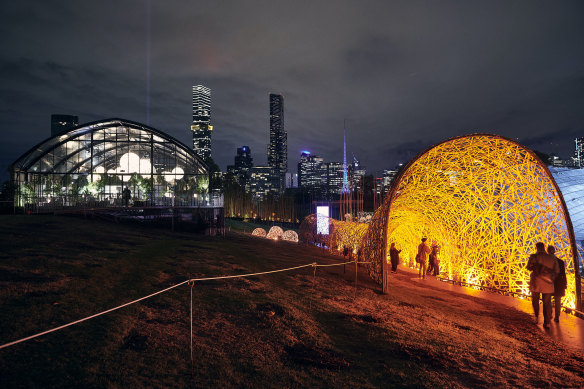The Sidney Myer Music Bowl is transformed for The Wilds.