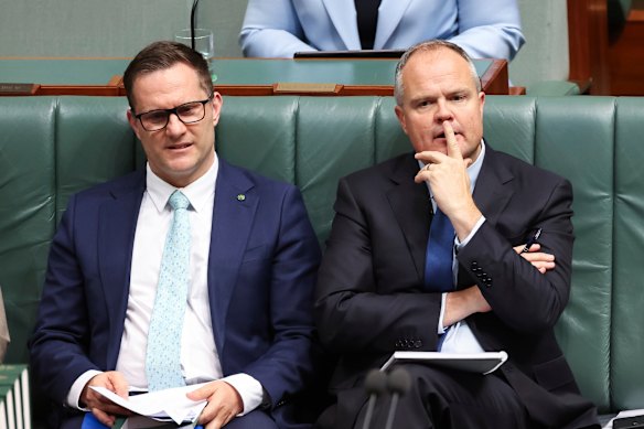 Manager of opposition business, Alex Hawke.  