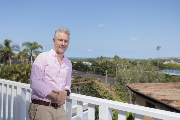 For Northern Beaches resident Simon Frauenfelder, the downturn meant his family was able to upgrade from a townhouse in Brookvale to a house in Cromer.