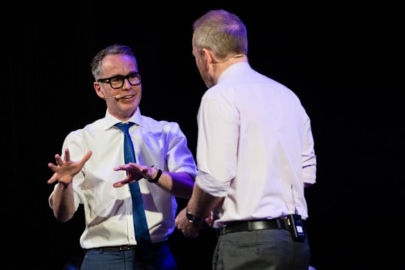 James Schloeffel and Charles Firth follow their North Star. 