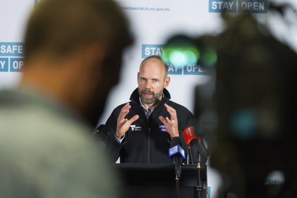 COVID reponse commander Jeroen Weimar.