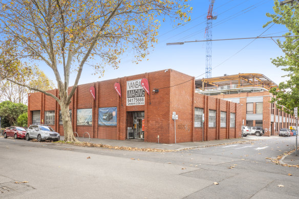 The large triple-fronted 900 sq m development site is on tree-lined Gore Street.